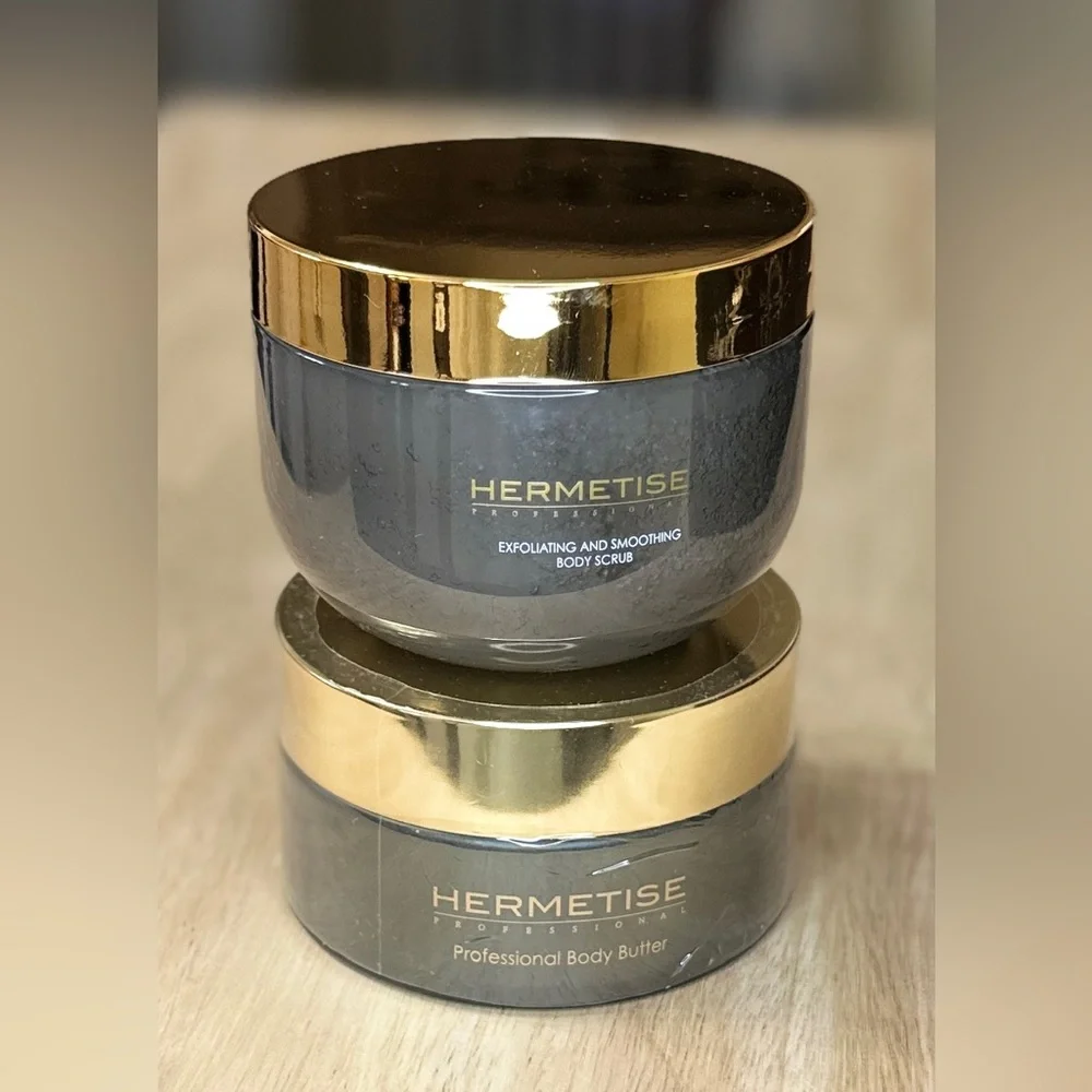 Hermetise Professional Exfoliating Body Scrub and Body Butter set. - Picture 1 of 1